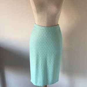 Beautiful chic skirt mint color